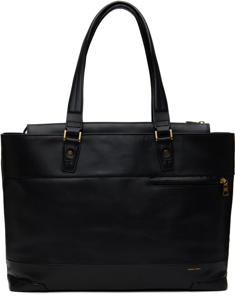 master-piece Black Gloss Briefcase