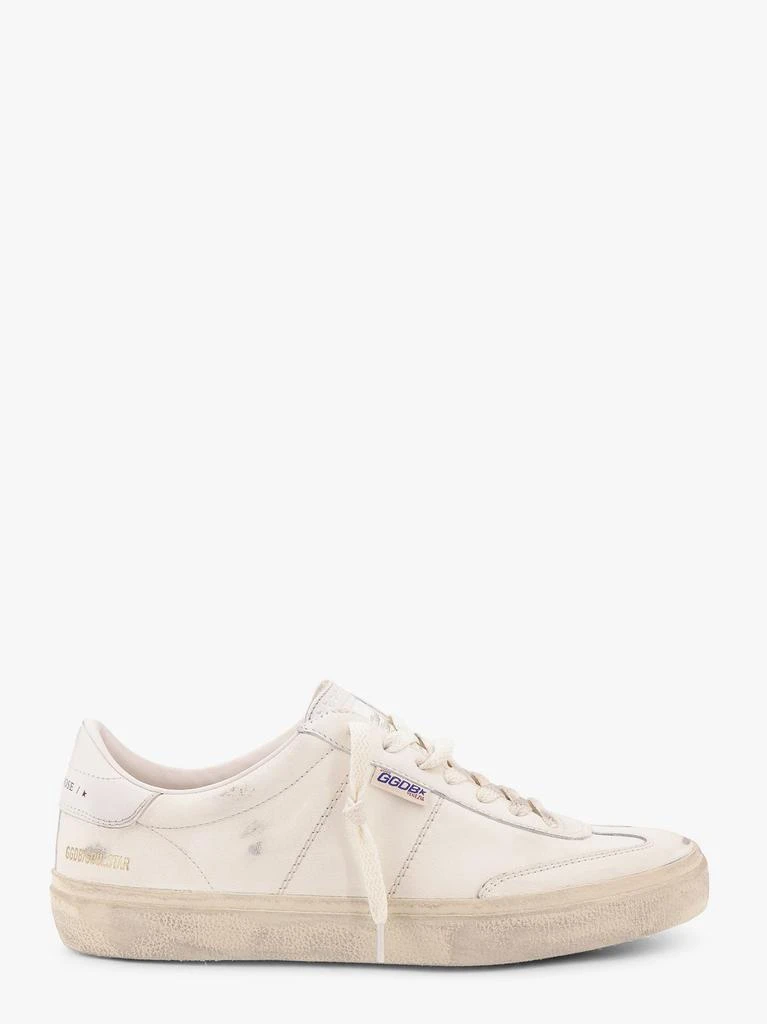 Golden Goose Soul star leather low-top sneakers with used effect 1