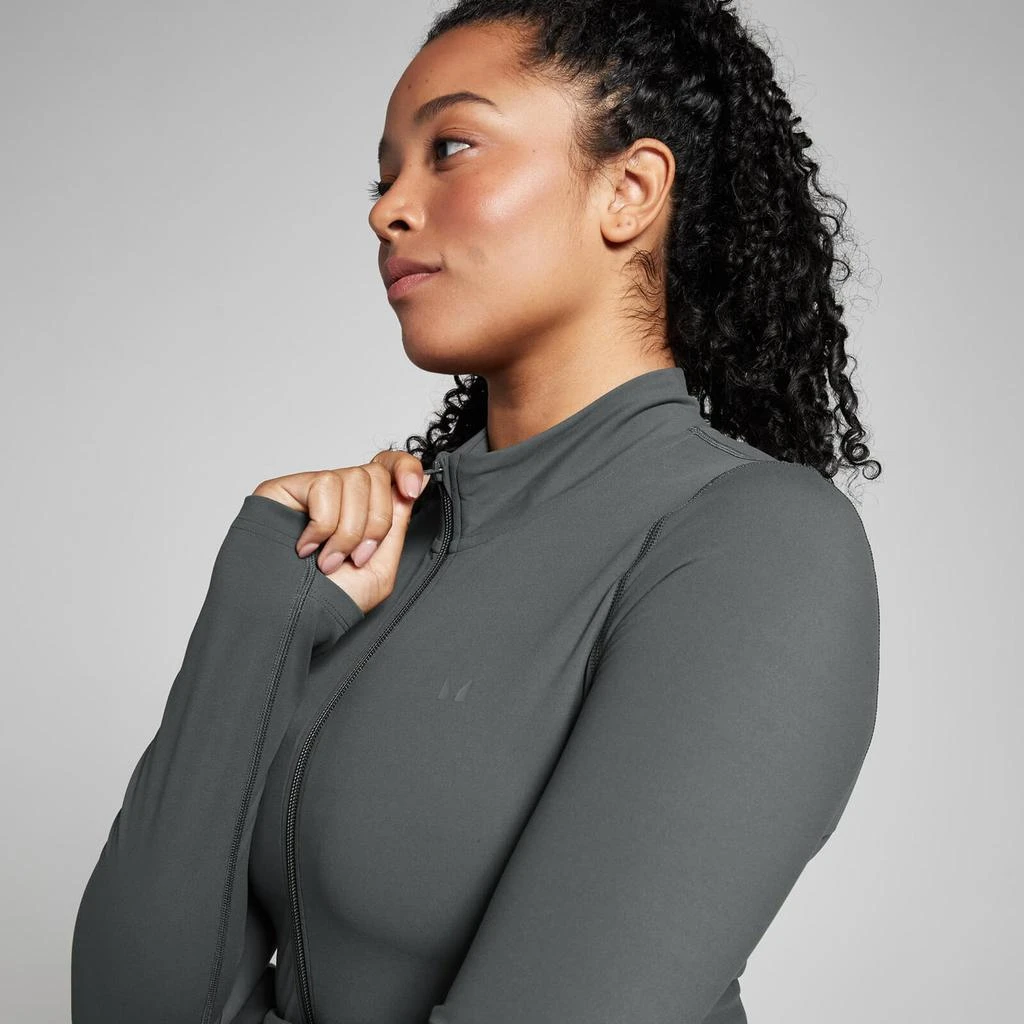 Myprotein MP Women's Tempo Cropped Jacket - Dark Shadow 4