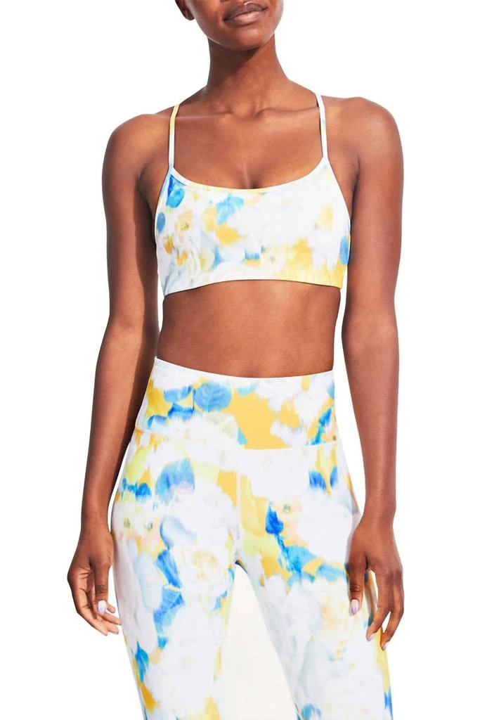 Kensie Kensie - Printed Sleeveless Cross Back Bralette 1