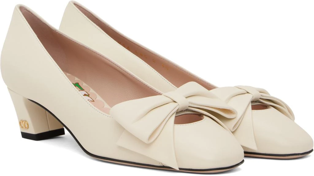 Valentino Off-White Bowow Heels 4