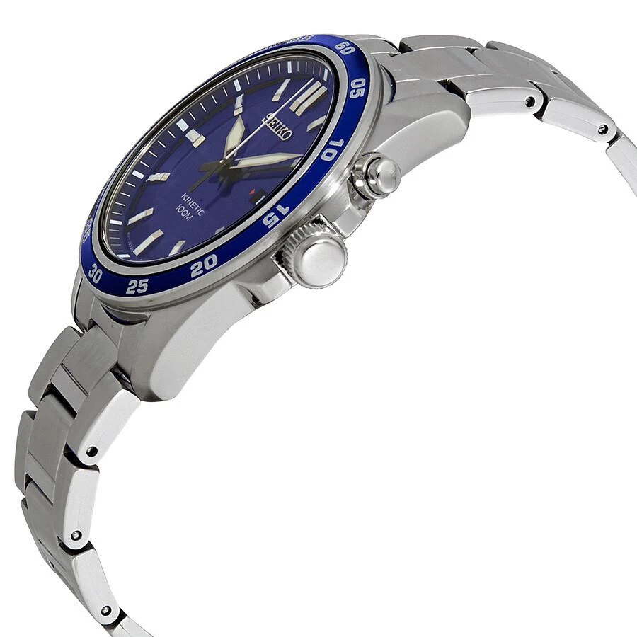 Seiko Kinetic Blue Dial Stainless Steel Men's Watch SKA783 2