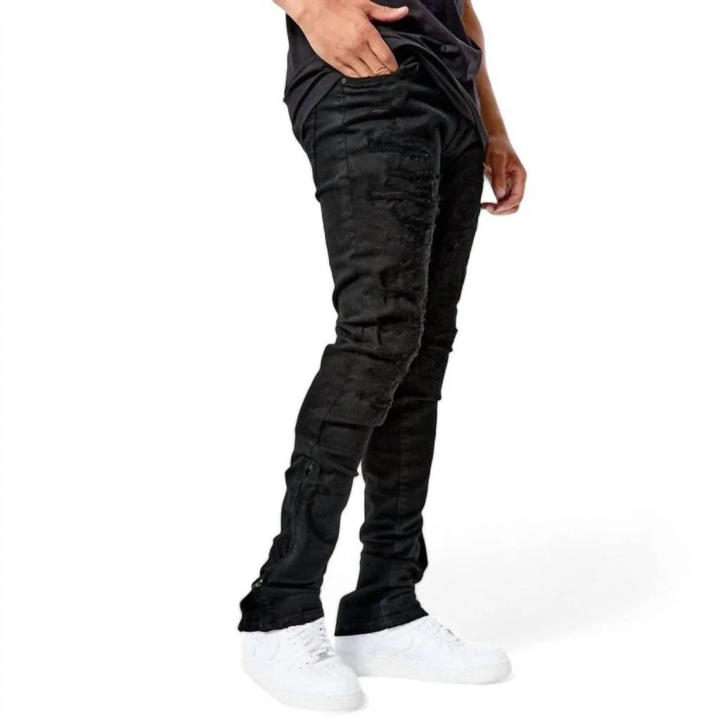 JORDAN CRAIG Men's Ross Pinnacle Denim Jean In Jet Black 2