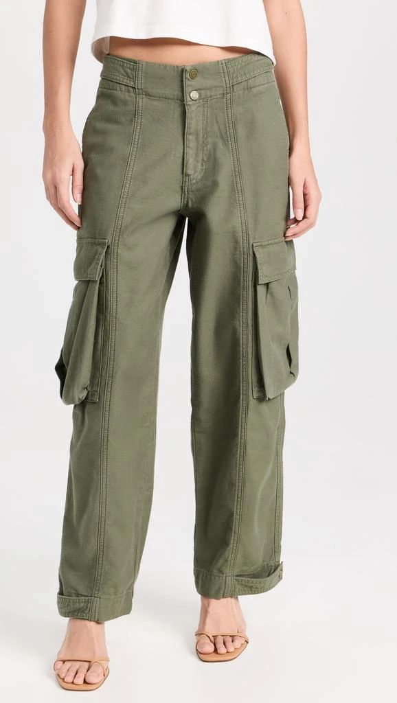 FRAME Wide Leg Cargo Trousers 6