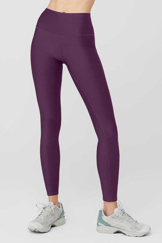 Alo Yoga 7/8 High-Waist Airlift Legging - Dark Plum