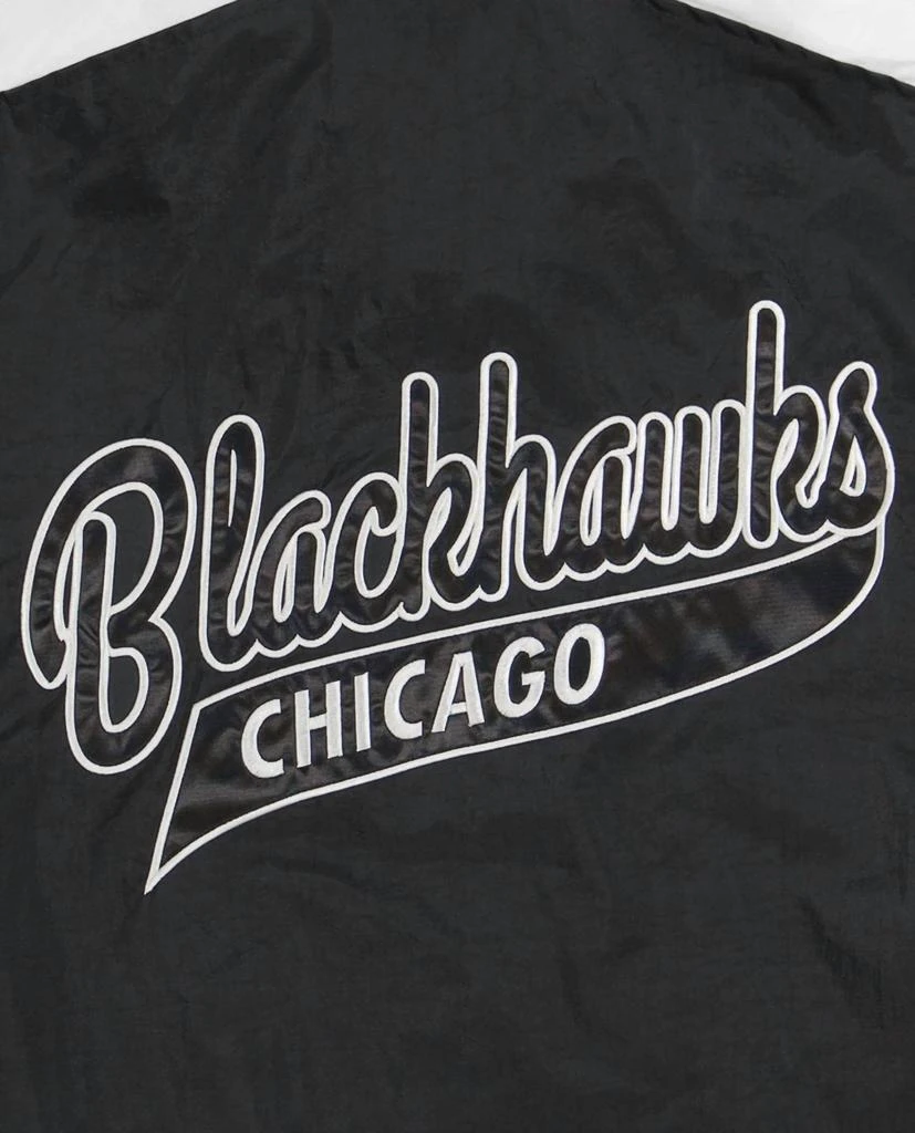 Starter Starter - Men's Chicago Blackhawks Pullover Half-zip Hooded Prospect Jacket 3