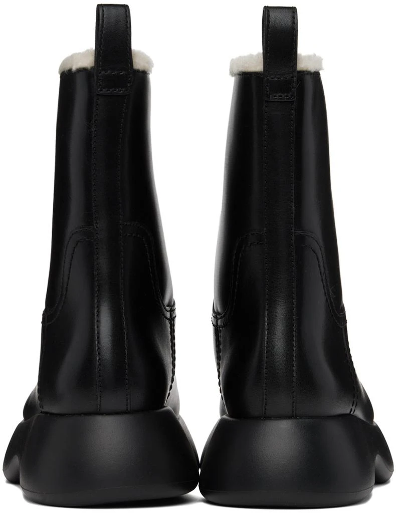 3.1 Phillip Lim Black Mercer Zip Shearling Boots 2