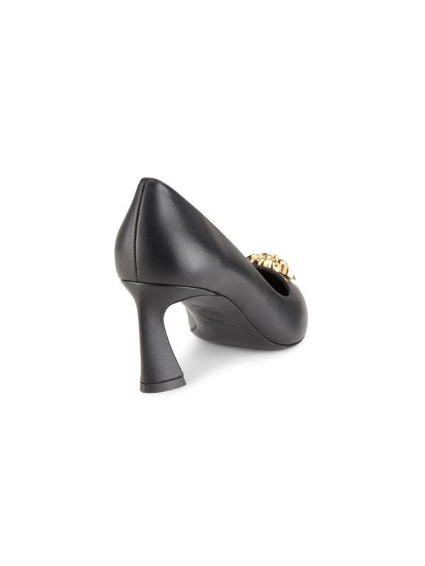 Versace La Medusa 64MM Spool Heel Leather Pumps 3