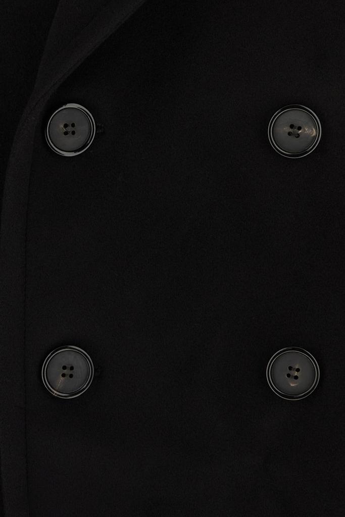 Alexander McQueen Black wool blend coat
