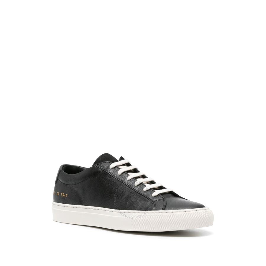 Common Projects Black Nubuck Achilles Sneakers