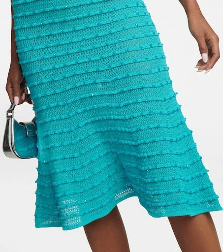 Self-Portrait Embellished knit midi dress 5