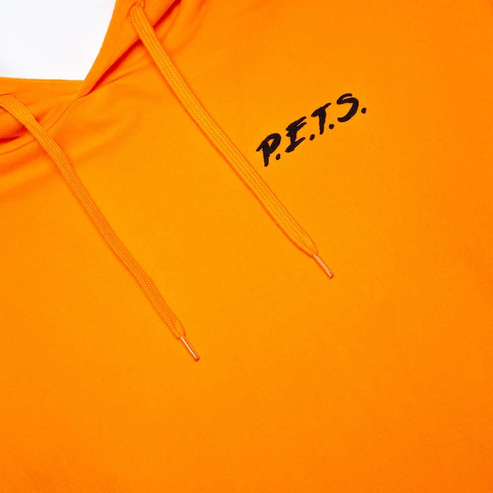 Vetements Vetements Orange Pets Print Cotton Oversized Hoodie XS 4