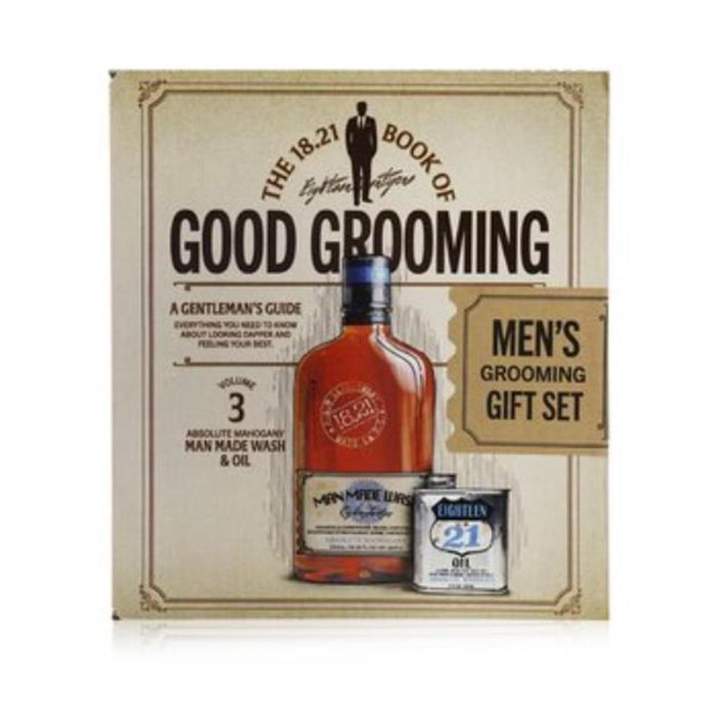 18.21 Man Made Book of Good Grooming Gift Set for Men - Volume 3 - 2 Piece