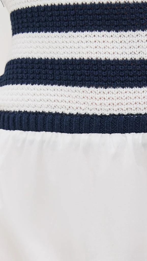 Onia Crochet Knit Poplin Maxi Dress 5