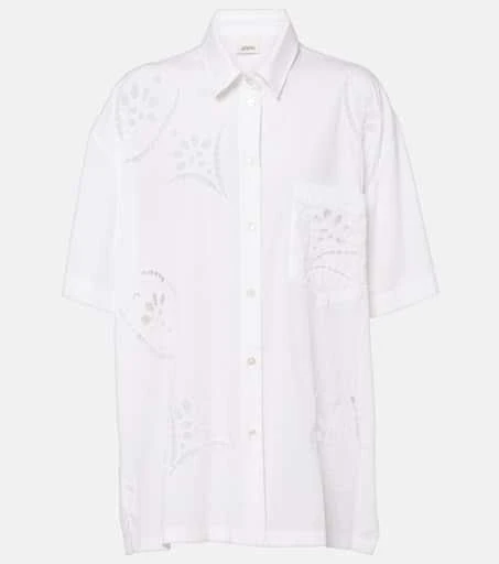 Isabel Marant Bilya broderie anglaise shirt 1