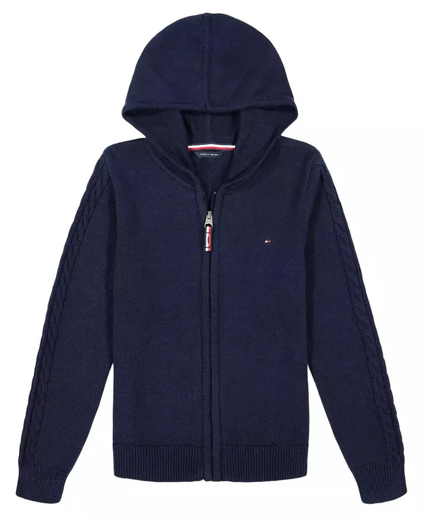 Tommy Hilfiger Big Girls Zip-Up Cardigan Sweater 1