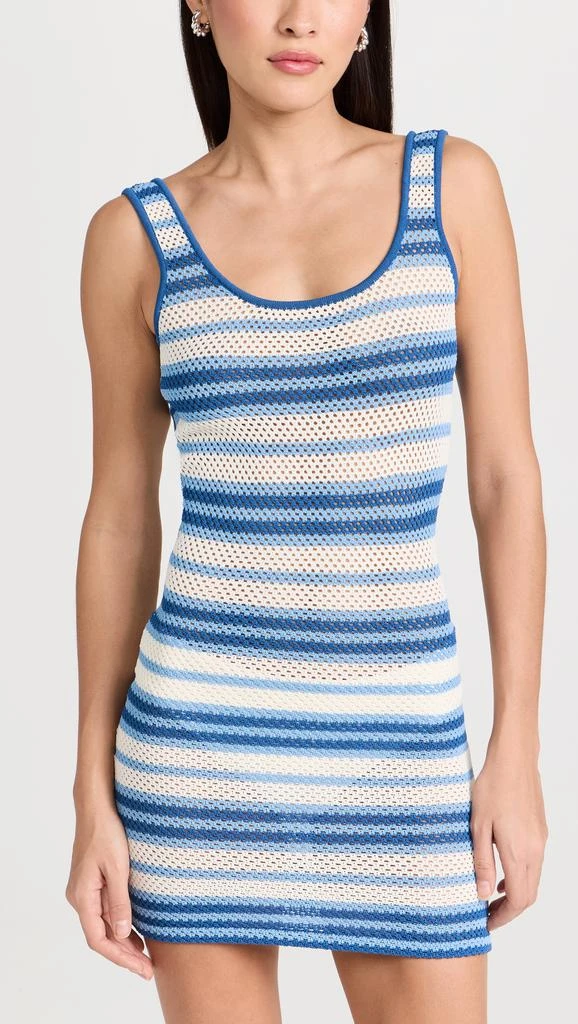 Solid  Striped The Kimberly Mini Dress 1