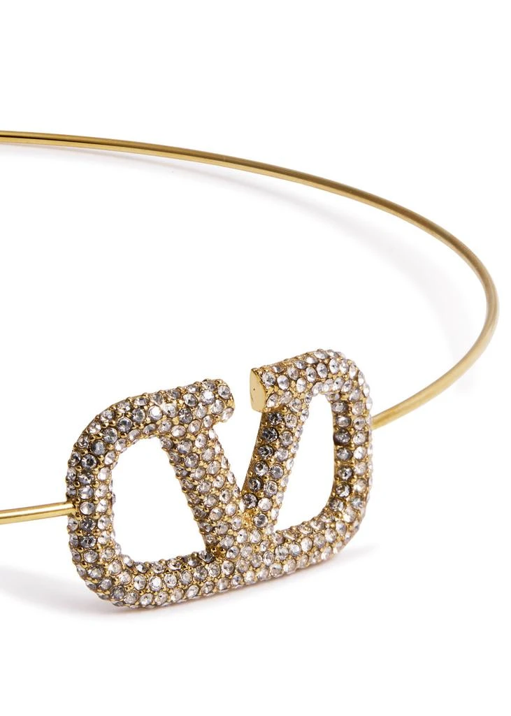Valentino VLogo crystal-embellished headband 3
