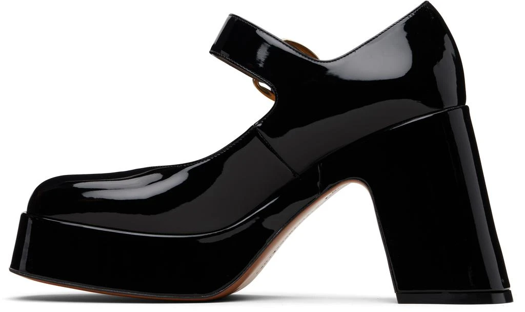 Stella McCartney Black Patent Mary Jane Heels 3