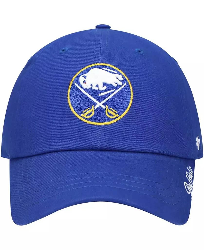 47 Brand Women's Royal Buffalo Sabres Team Miata Clean Up Adjustable Hat 2