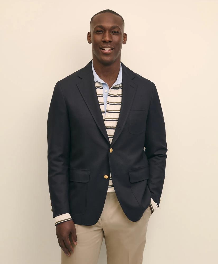 Brooks Brothers 1818 No. 1 Sack Blazer in Dobby Wool - Suits