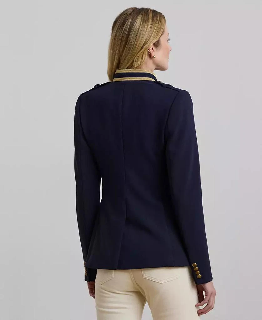 Ralph Lauren Women's Metallic-Trim Twill Jacket 4