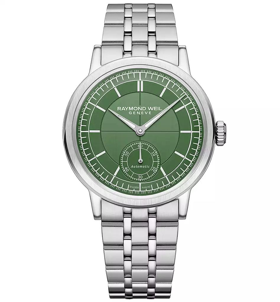 Raymond Weil Men's Swiss Automatic Millesime Small Seconds Stainless Steel Bracelet Watch 40mm