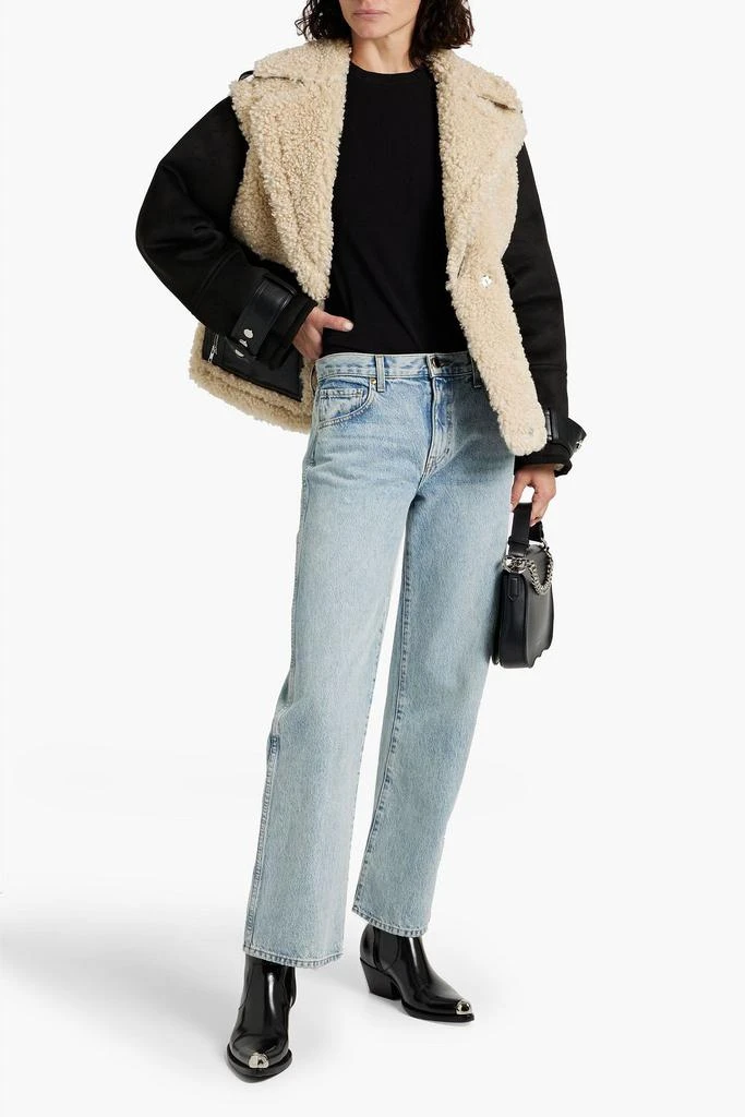 STAND STUDIO Meara faux shearling jacket 2