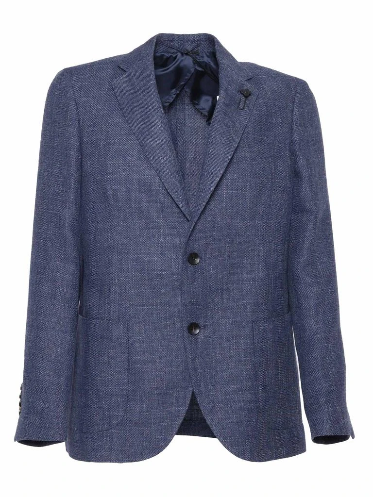 Lardini Blue Single-breasted Jacket 1