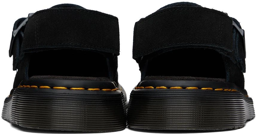 Dr. Martens Black Jorge II Suede Slingback Mules 2