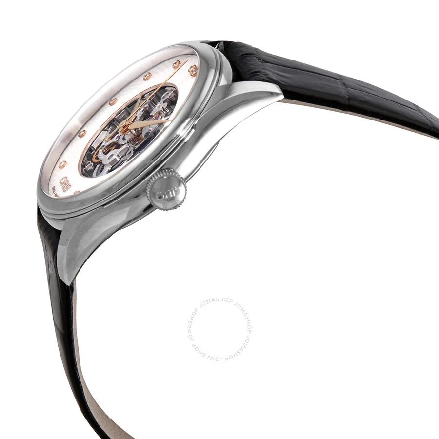 Oris Artelier Automatic Diamond Silver Skeleton Dial Ladies Watch 01 560 7724 4031-07 5 17 64FC 2