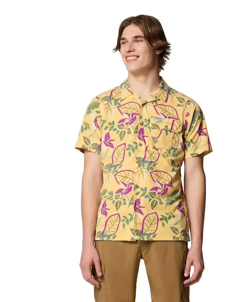 Columbia Men's Tech Trail Utility Printed Woven Short Sleeve Shirt 1