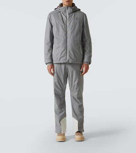 Brunello Cucinelli Chalk stripe wool flannel ski pants 2