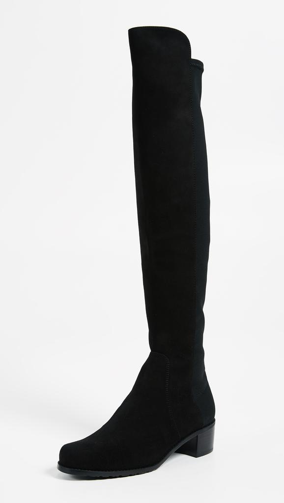 Stuart Weitzman Reserve Stretch Suede Boots