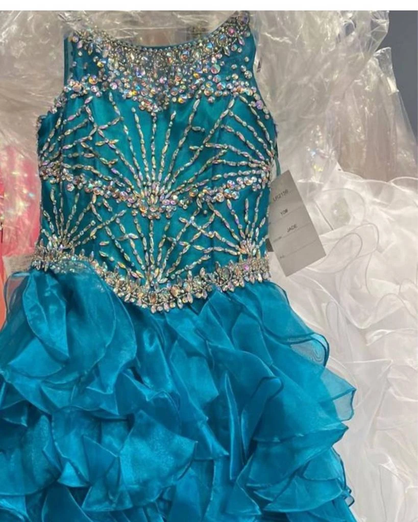 Little Rosie Little Rosie - Girl
s Glitz Long Pageant Dress 2