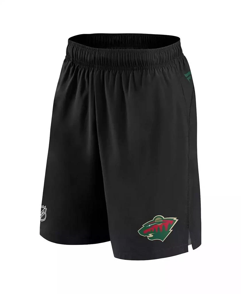 Fanatics Men's Black Minnesota Wild Authentic Pro Rink Shorts 4