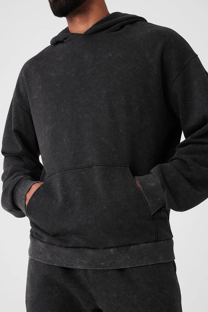 Alo Chill Vintage Wash Hoodie - Black Wash 4