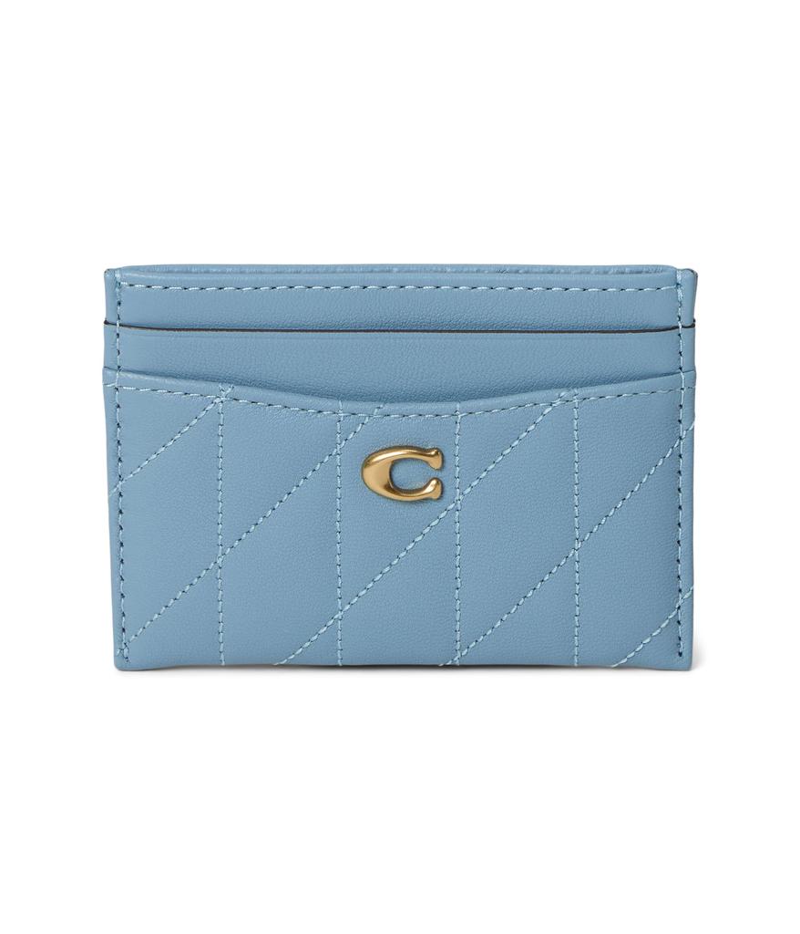 ★Coach★ Card Case with Pillow Quilting Amazon.com: Coach Quilted Pillow Leather Essential Card Case