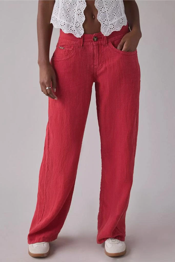 BDG BDG Kayla Low-Rise Linen Pant 4