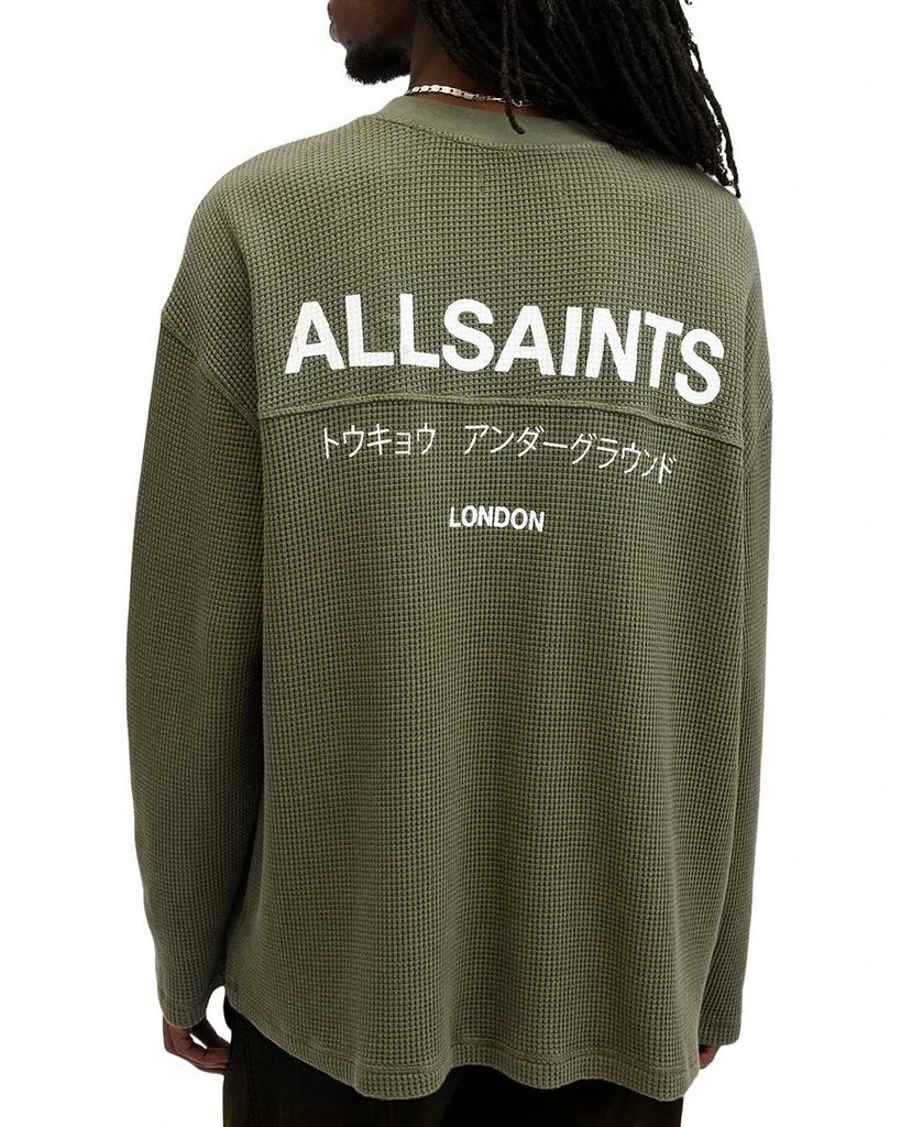 ALL SAINTS Crypt Long Sleeve Waffle Crew 3