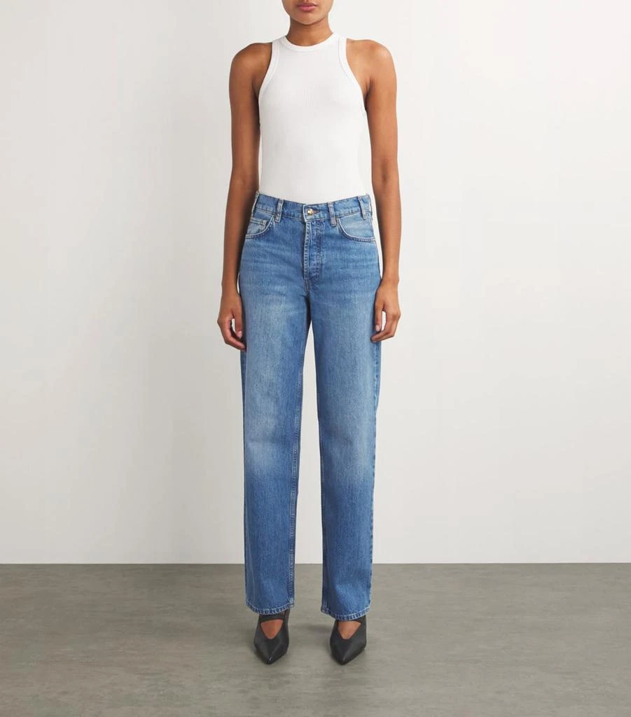 ANINE BING Gavin Straight Jeans 2