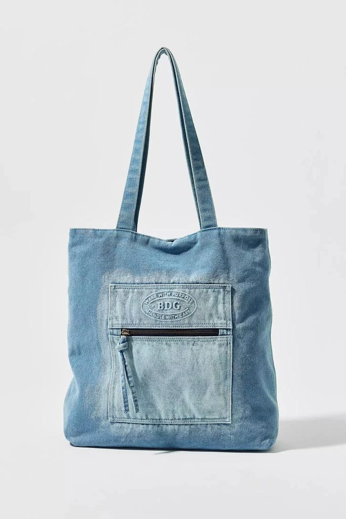 BDG BDG Logo Washed Denim Tote Bag 2