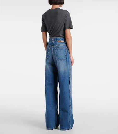 Stella McCartney Mid-rise wide-leg jeans 3