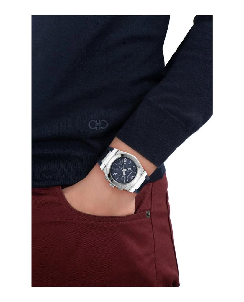 Salvatore Ferragamo Vega Chrono Silicone Watch 5