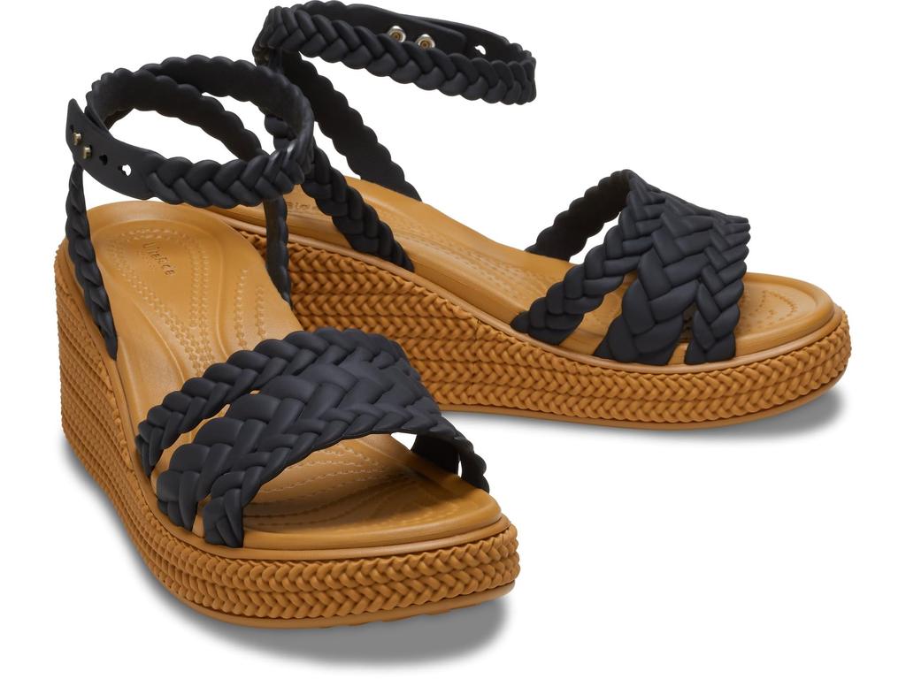 Crocs Brooklyn Ankle Strap Wedge Platform Sandals
