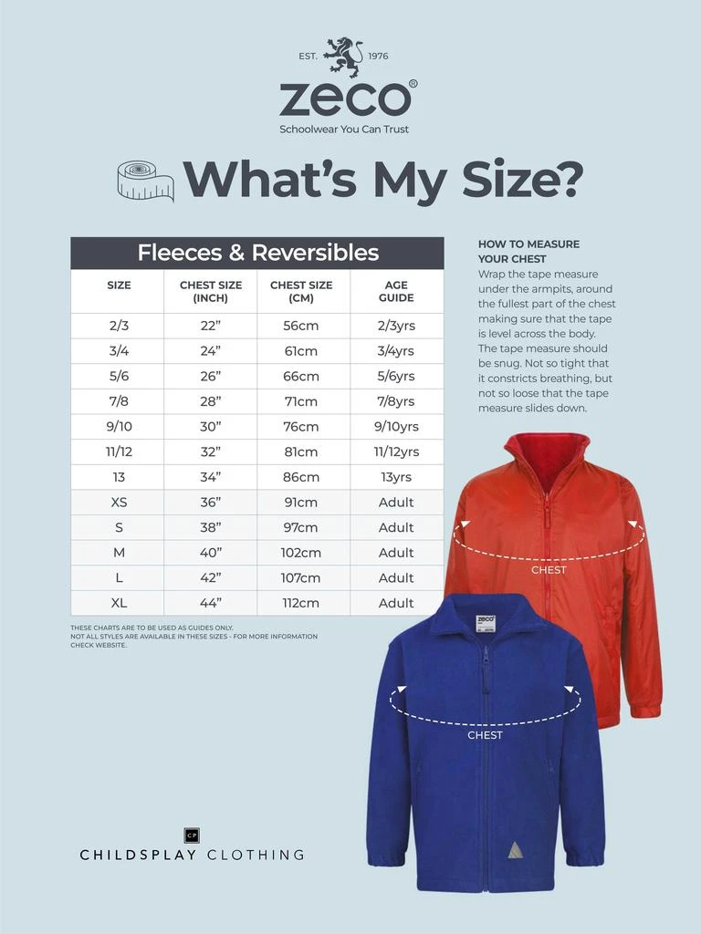 Zeco Schoolwear Zeco Kids School Polar Fleece Jacket in Black 6