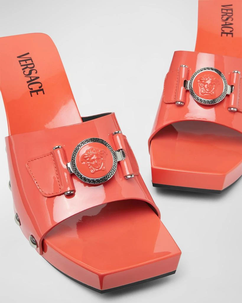 Versace Medusa Leather Mule Sandals 3