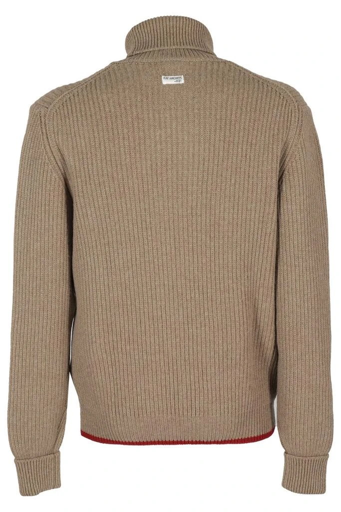FAY Fay Ribbed Turtleneck Sweater 2