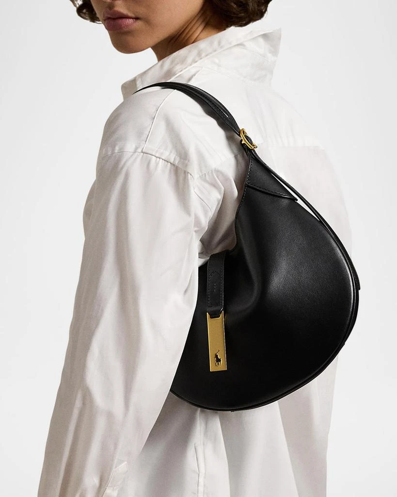 Ralph Lauren Small Sport Leather Shoulder Bag 7
