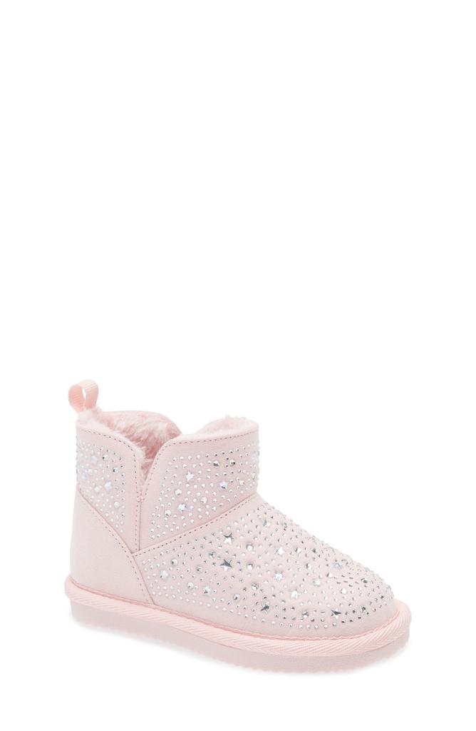 Harper Canyon Kids' Emmerson Rhinestone Faux Fur Lined Boot